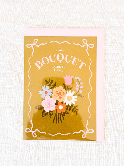 Carte Un bouquet pour toi