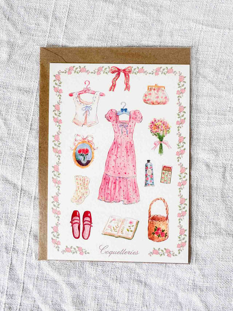 Carte Coquetterie
