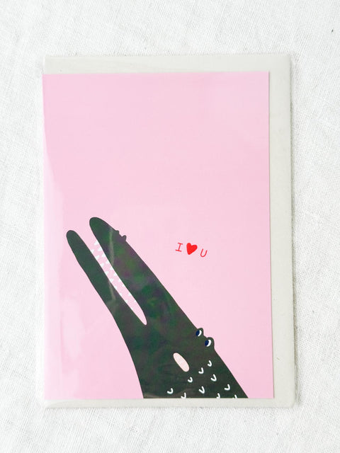Carte Croc i love you