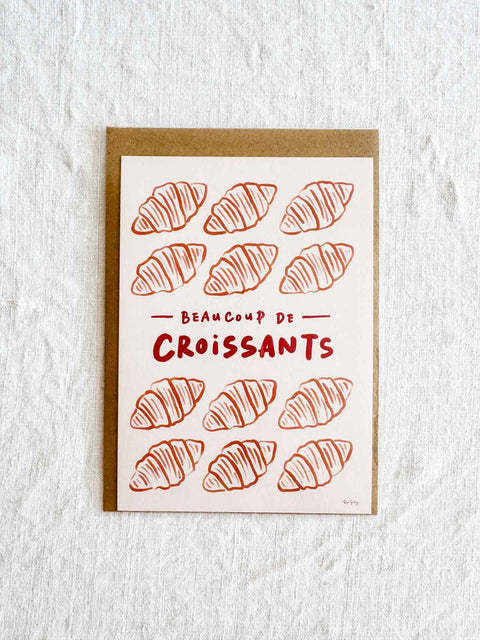 Carte Beaucoup de croissants