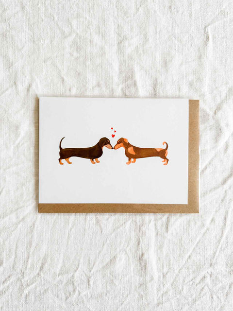 Carte Dachshunds Lovers