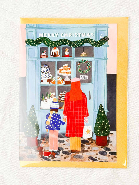 Carte Boulangerie de Noël