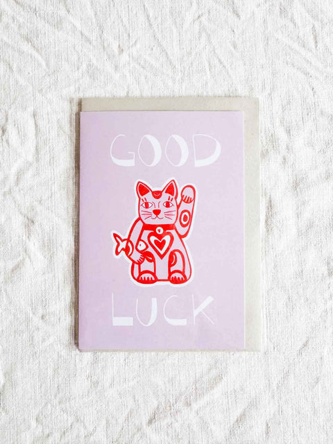 Carte Good luck cat