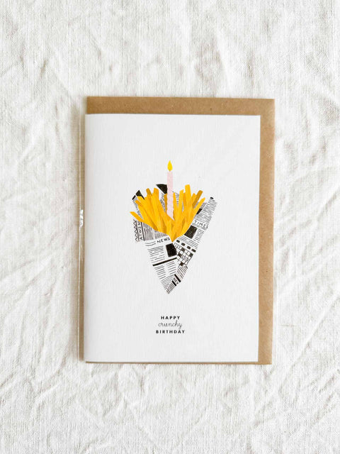 Carte Happy crunchy birthday