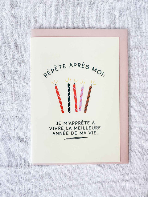 Carte Répète après moi
