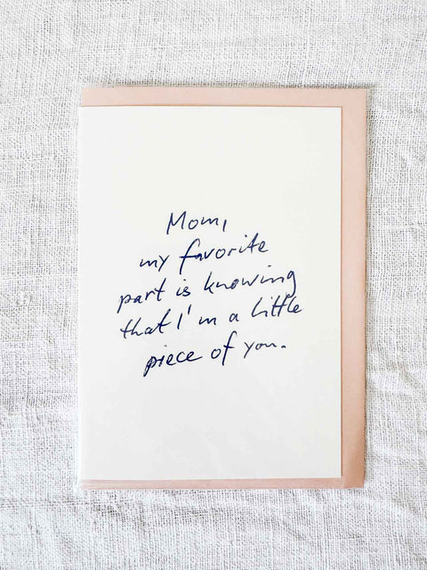 Carte I'm a little piece of you