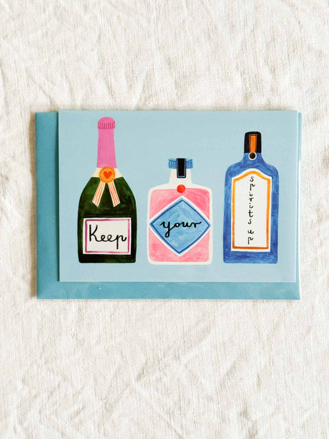 Carte Keep your spirits up