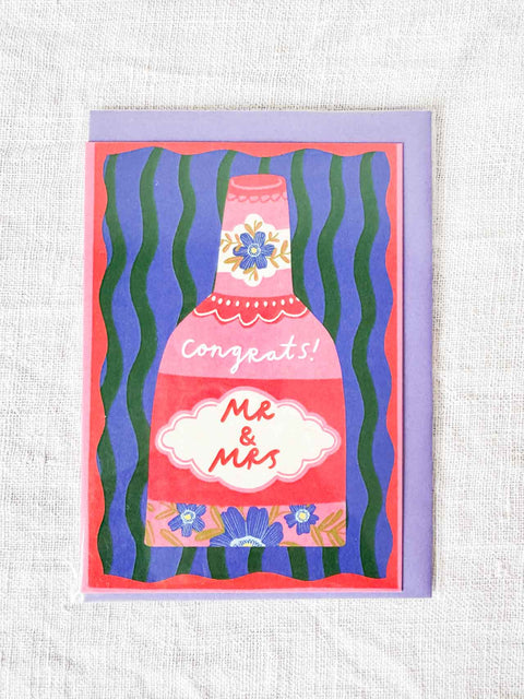 Carte Congrats Mr & mrs