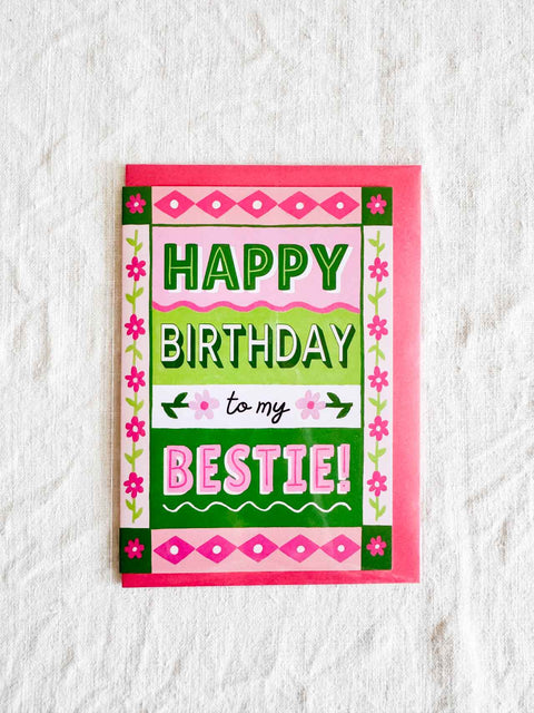 Carte HBD to my bestie