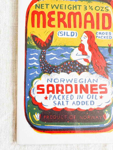 Carte Sirène Sardines