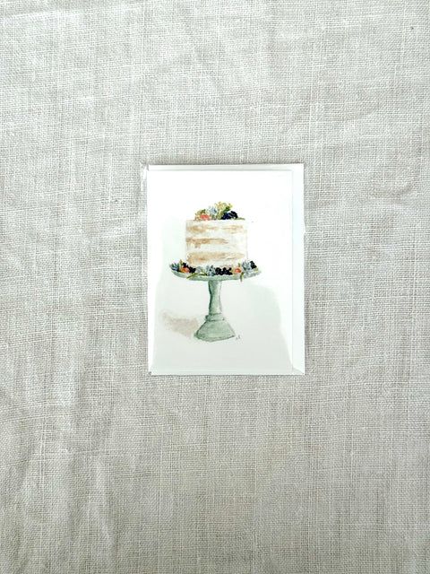 Mini carte Wedding cake