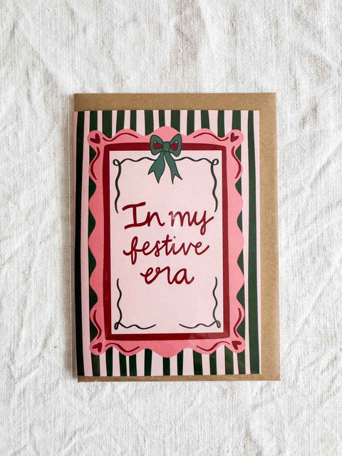 Carte - In my festive era