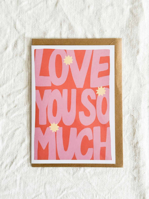 Carte - Love you so much Rose