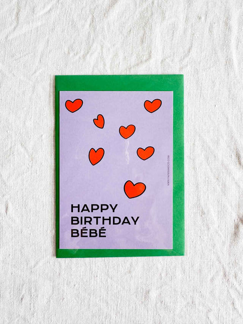 Carte - Happy birthday bébé