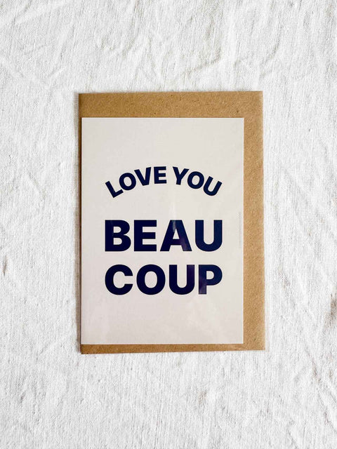 Carte - Love you beaucoup