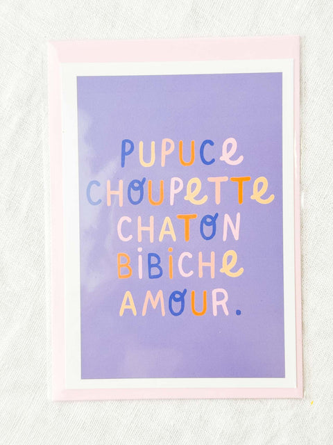 Carte Pupuce