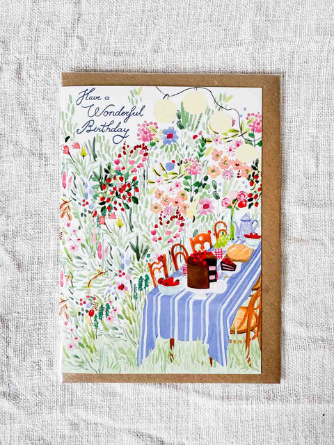 Carte Garden Birthday