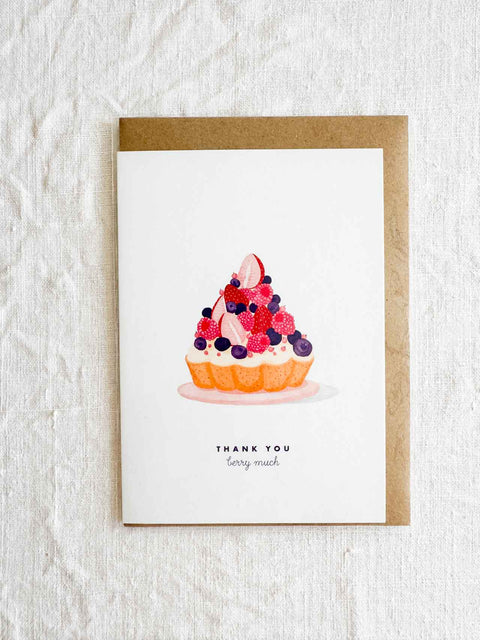 Carte Thank you berry much