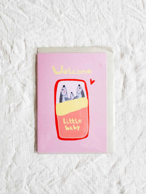 Carte Welcome little baby