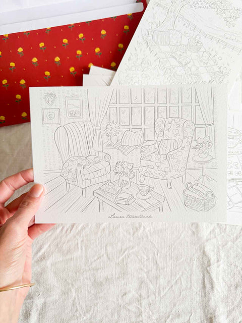 Cartes à peindre - Laura Pasquet