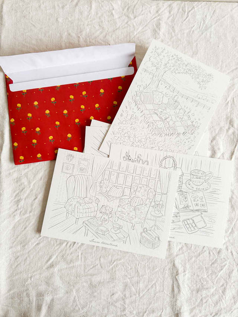 Cartes à peindre - Laura Pasquet