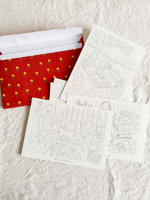 Cartes à peindre - Laura Pasquet