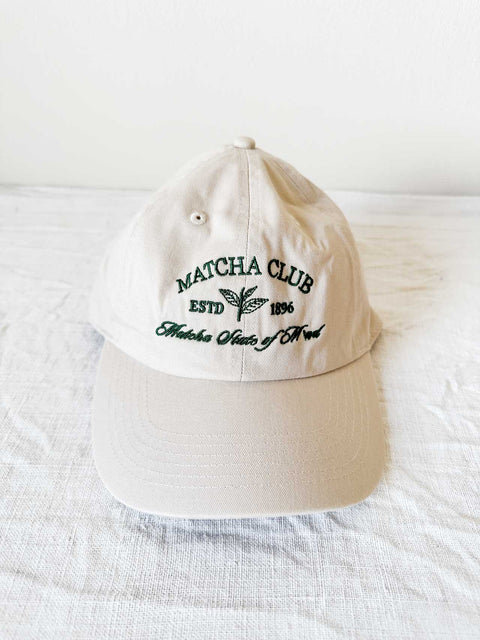 Casquette Matcha club