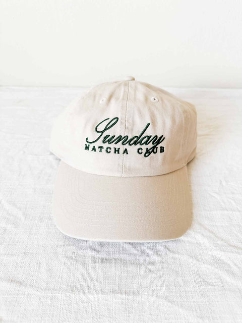 Casquette Sunday matcha club