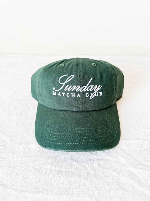 Casquette Sunday matcha club