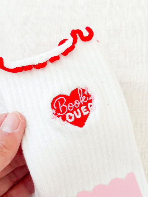 Chaussettes Volant Book lover