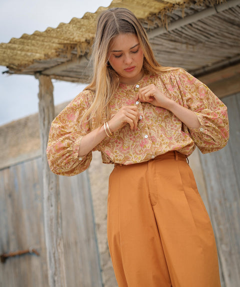 Chemise Brasilia Block print Agra