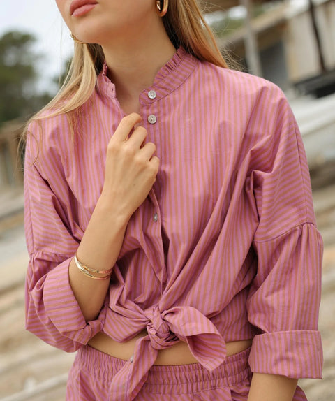 Chemise Priyana Rayure Sido jaipur