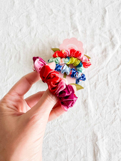 Lot de 4 chouchous en satin