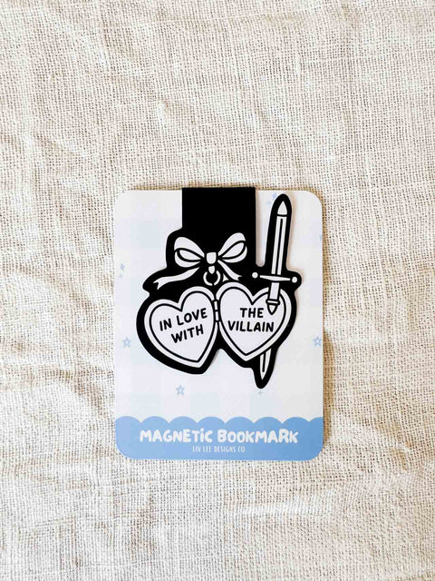 Marque page magnétique - In love with Villain