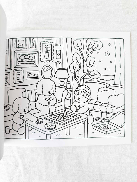 Livre de coloriage Automne/hiver