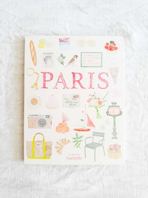 Carnet Coloriage et stickers Paris