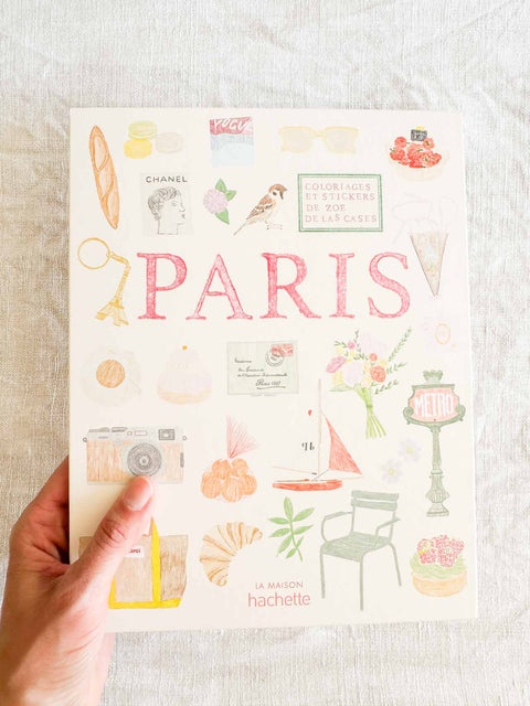 Carnet Coloriage et stickers Paris