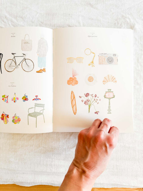 Carnet Coloriage et stickers Paris