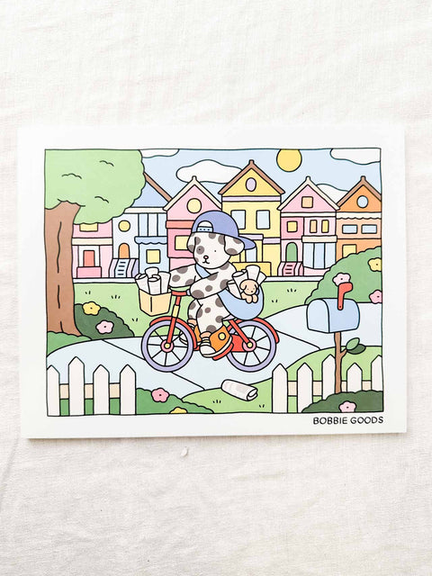 Livre de coloriage Au travail