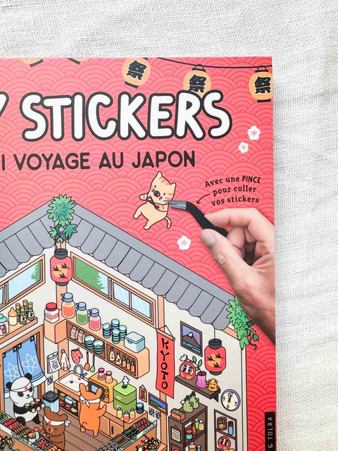 Cozy stickers Mon joli voyage au japon