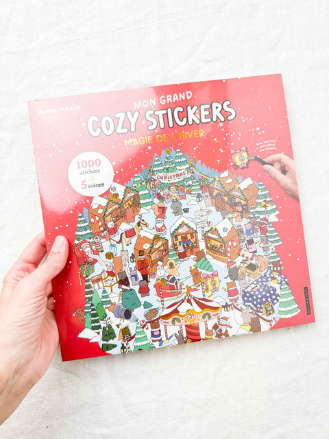 Mon grand cozy stickers Magie de l'hiver