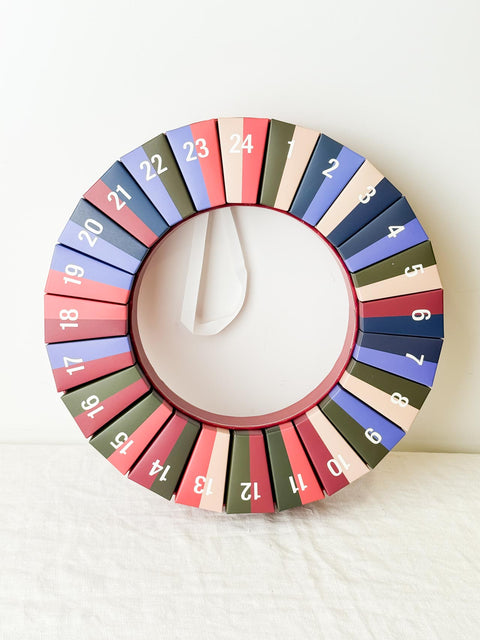 Couronne Calendrier de l'avent à remplir