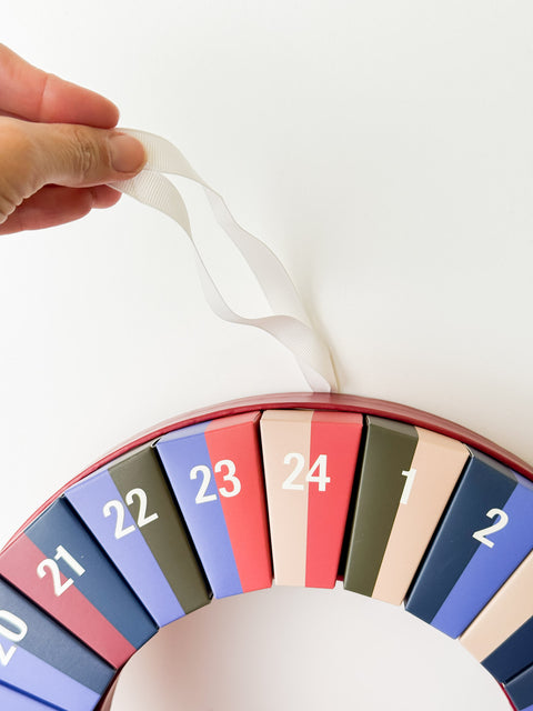 Couronne Calendrier de l'avent à remplir