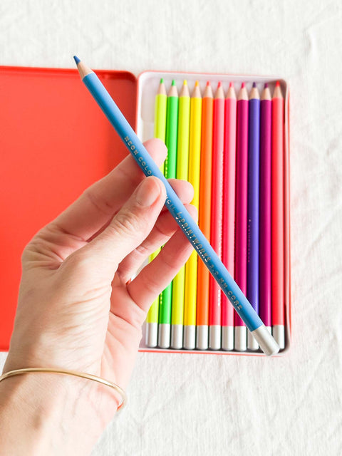 Crayons couleurs Néon