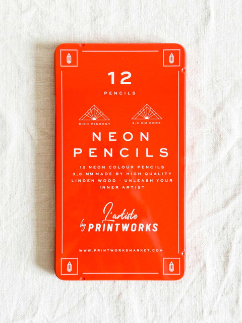 Crayons couleurs Néon