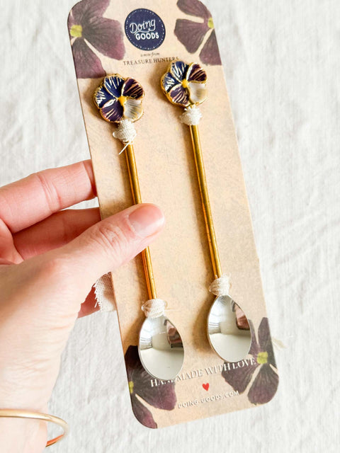 Lot de 2 cuillère - Valery Violet