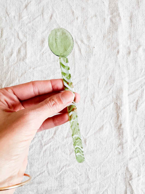 Cuillère Pop en verre