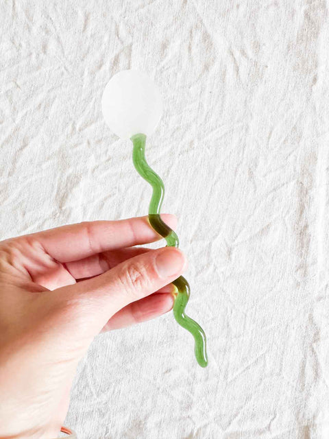 Cuillère Pop en verre