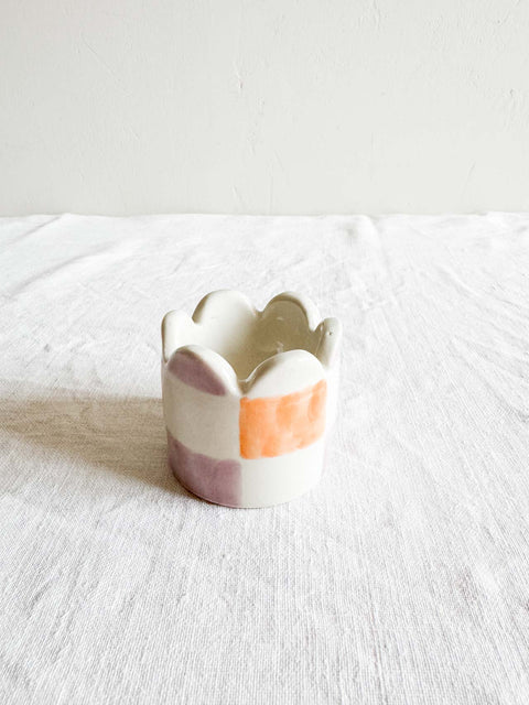 Ensemble coquetier Carreaux