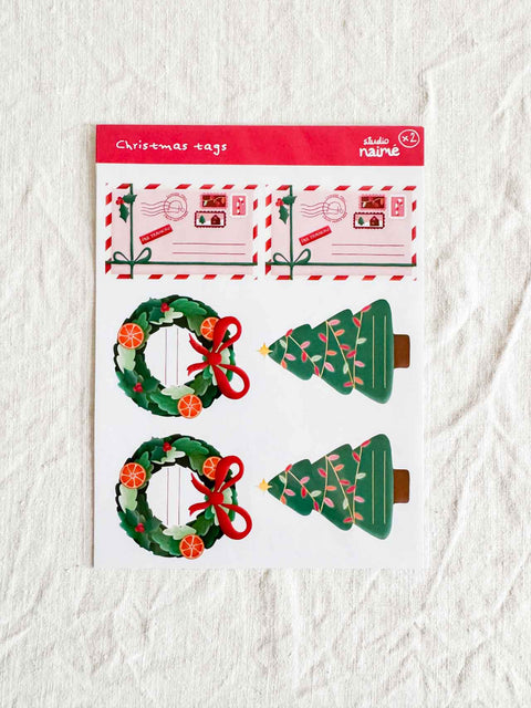 Stickers - Étiquettes cadeaux Noël  2